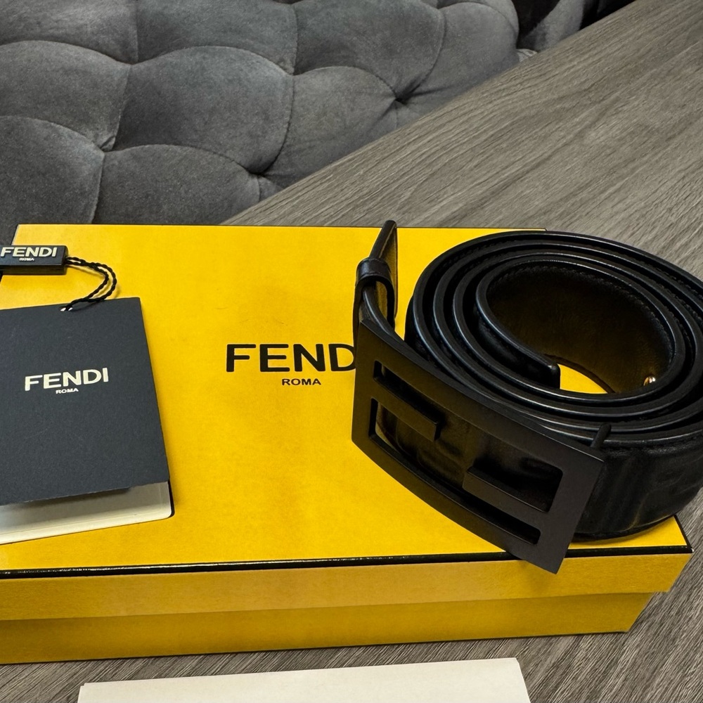Fendi Black on black belt